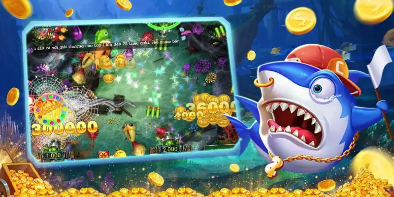 Súng bắn cá được coi là loại vũ khí hiệu quả trong game